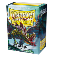 Dragon Shield Matte Sleeves - Green (100 Sleeves)