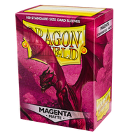 Dragon Shield Matte Sleeves - Magenta (100 Sleeves)