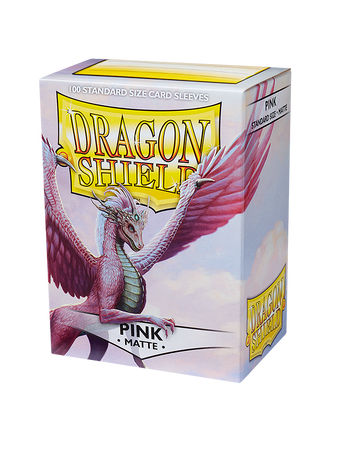 Dragon Shield Matte Sleeves - Pink (100 Sleeves)