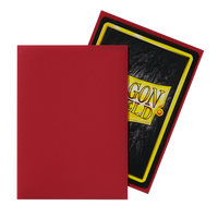 Dragon Shield Matte Sleeves - Red (100 Sleeves)