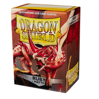 Dragon Shield Matte Sleeves - Ruby (100 Sleeves)