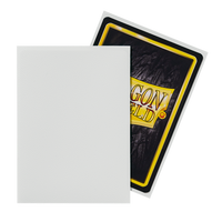 Dragon Shield Matte Sleeves - White (100 Sleeves)