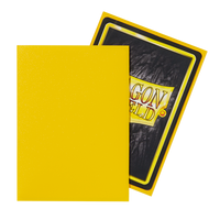 Dragon Shield Matte Sleeves - Yellow (100 Sleeves)
