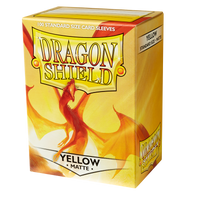 Dragon Shield Matte Sleeves - Yellow (100 Sleeves)