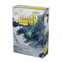Dragon Shield Japanese Dual Matte Sleeves - Snow 'Nirin' (60 Sleeves)