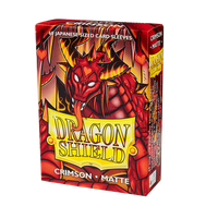 Dragon Shield Japanese Matte Sleeves - Crimson (60 Sleeves)