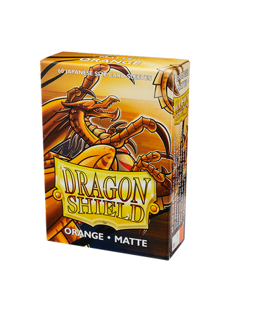 Dragon Shield Japanese Matte Sleeves - Orange (60 Sleeves)