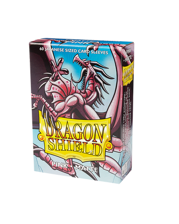 Dragon Shield Japanese Matte Sleeves - Pink (60 Sleeves)
