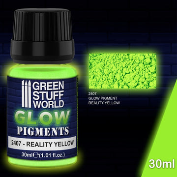 Green Stuff World - Glow in the Dark Pigment - REALITY YELLOW-GREEN