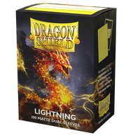 Dragon Shield Dual Matte Sleeves - Lightning 'Ailia' (100 Sleeves)