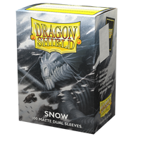 Dragon Shield Dual Matte Sleeves - Snow 'Nirin' (100 Sleeves)