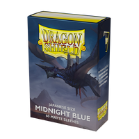 Dragon Shield Japanese Matte Sleeves - Midnight Blue (60 Sleeves)
