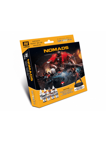 Infinity - Model Color Set: Nomads + Exclusive Miniature