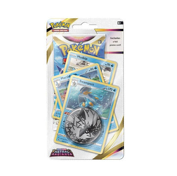 Pokémon TCG: Sword & Shield 10 Astral Radiance Premium Checklane Blister - Mudkip/Marshtomp/Swampert