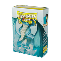 Dragon Shield Japanese Matte Sleeves - Turquoise (60 Sleeves)