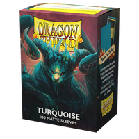 Dragon Shield Matte Sleeves - Turquoise (100 Sleeves)
