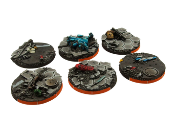 MicroArt - Urban Fight Arc Bases, Round 40mm (2)