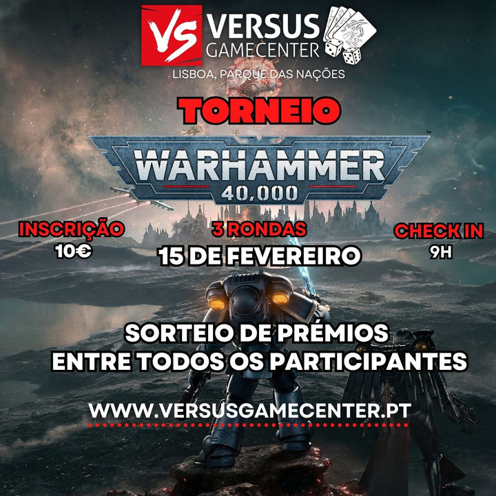 Torneio Warhammer 40,000: Versus Gamecenter - Lisboa