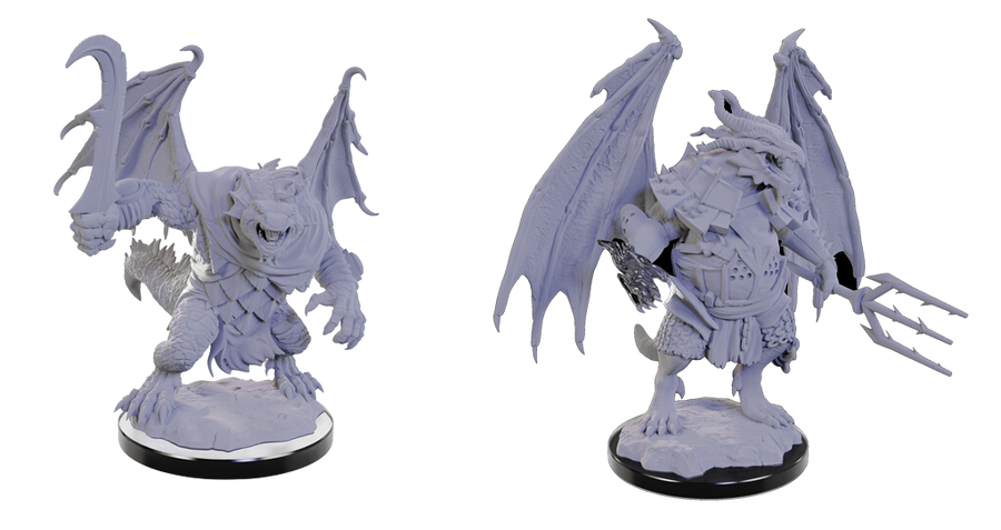 D&D Nolzur's Marvelous Miniatures: Draconian Foot Soldier & Mage