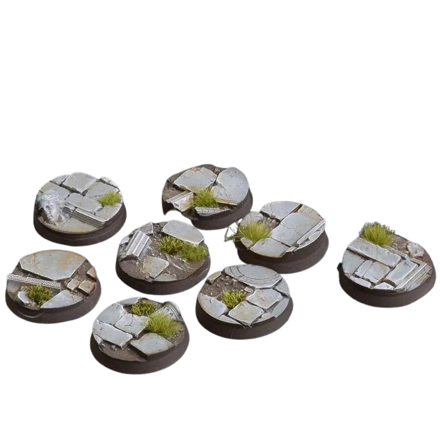 Gamers Grass - Temple Bases, Round 32mm (x8)