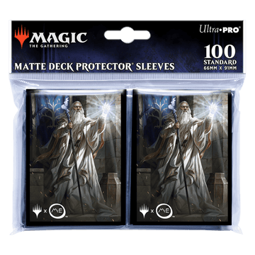 UP - Standard Sleeves for Magic: The Gathering - The Lord of the Rings: Tales of Middle-Earth (100 Sleeves) - Gandalf