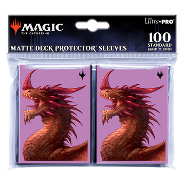 UP - Commander Masters 100ct Deck Protector Sleeves The Ur-Dragon for Magic: The Gathering