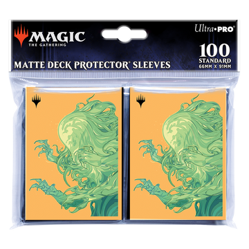UP - Commander Masters 100ct Deck Protector Sleeves Omnath, Locus of Mana for Magic: The Gathering