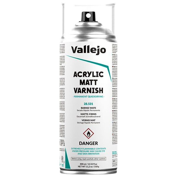 Vallejo Matte Spray Varnish 531 - 400 ml