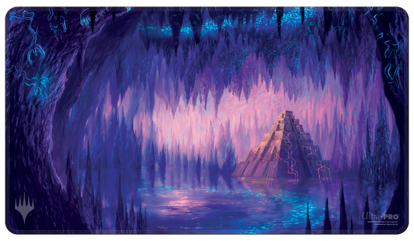 UP - Playmat - Magic: The Gathering- The Lost Caverns of Ixalan White Stitched Cavern of Souls