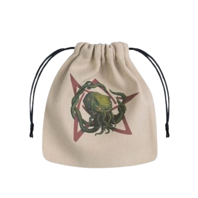 Call of Cthulhu Beige & multicolor Dice Bag