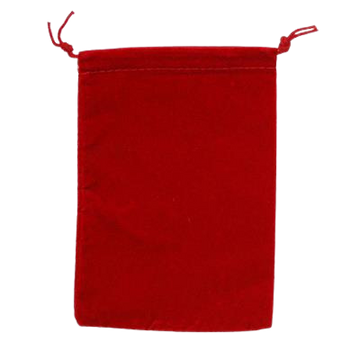 Chessex Small Suedecloth Dice Bag Red