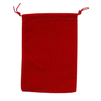 Chessex Small Suedecloth Dice Bag Red