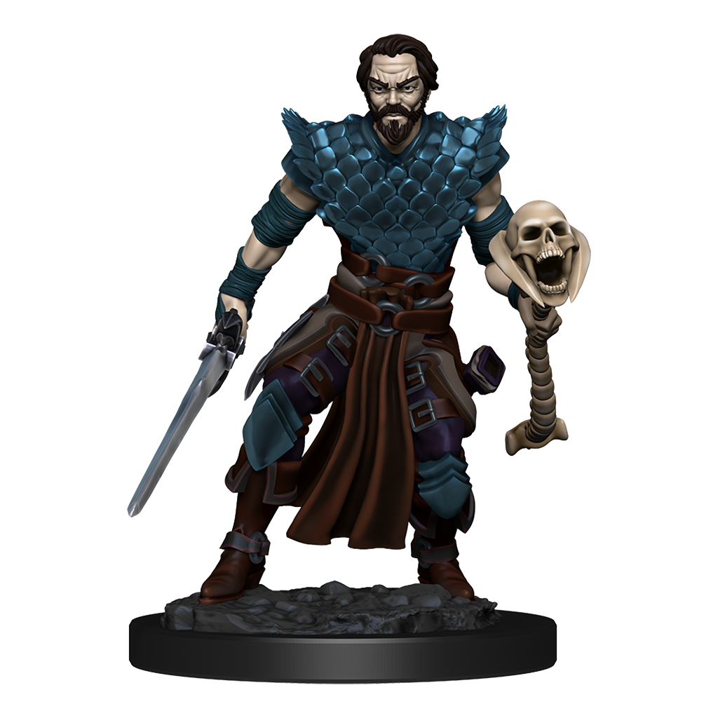 D&D Icons of the Realms - Premium Painted Figure - Human Warlock Male