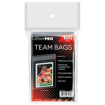 UP - TEAM BAGS - RESEALABLE SLEEVES (100 BAGS)