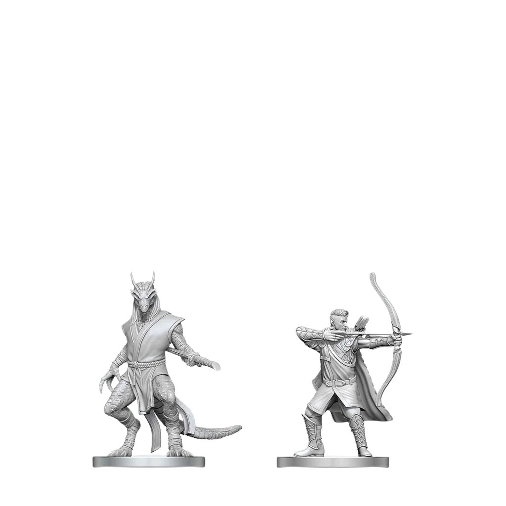 D&D Nolzur's Marvelous Miniatures: Elf Ranger & Dragonborn Monk