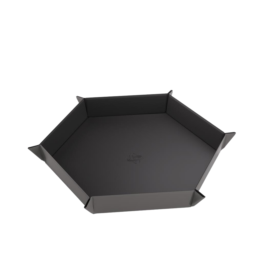 Gamegenic - Magnetic Dice Tray Hexagonal Black/Grey