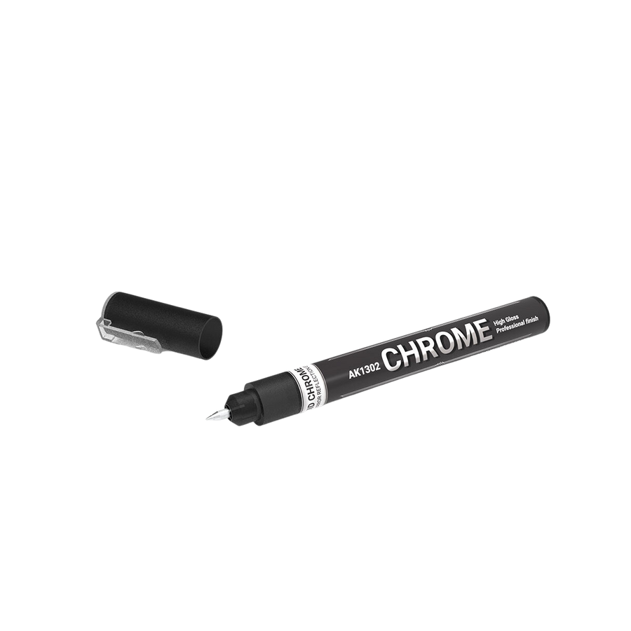 AK Interactive - METALLIC LIQUID MARKER – CHROME