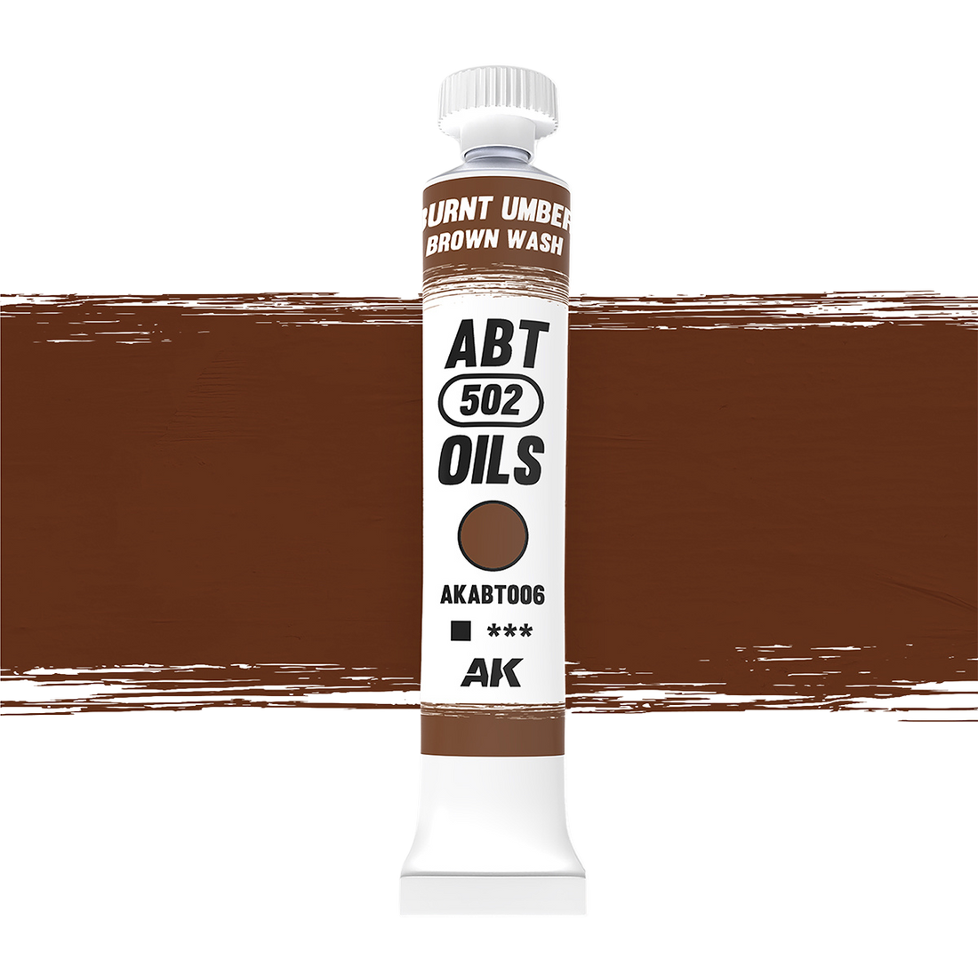 AK Interactive - Burnt Umber / Brown wash Oil