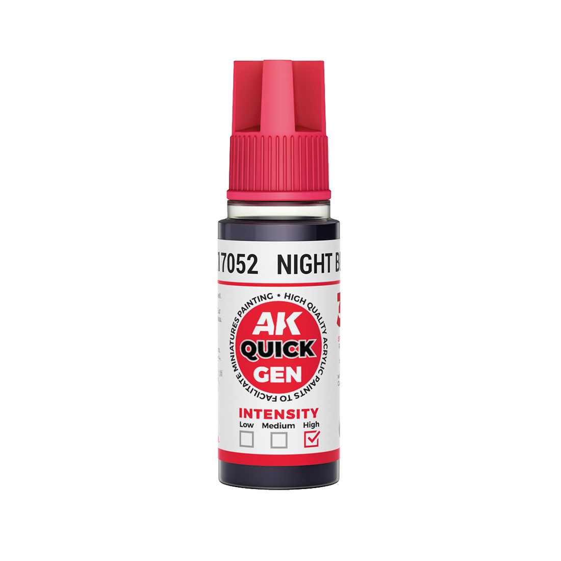 AK Interactive - NIGHT BLACK – QUICK GEN COLOR