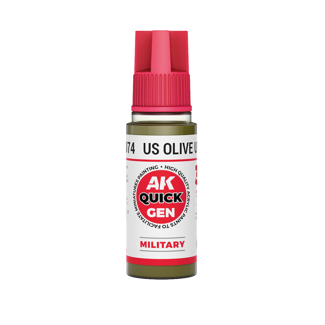 AK Interactive - US OLIVE UNIFORM – QUICK GEN COLOR