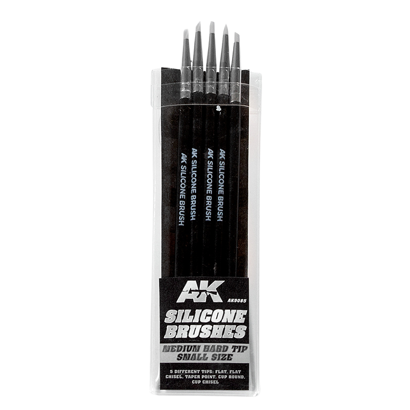 AK Interactive - SILICONE BRUSHES - SMALL