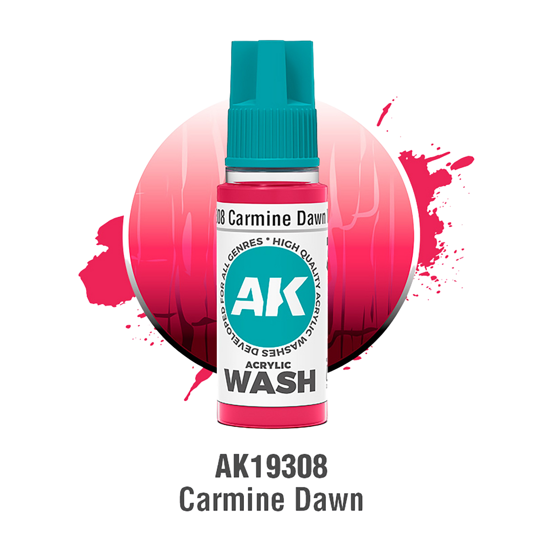 AK Interactive - CARMINE DAWN – ACRYLIC WASH