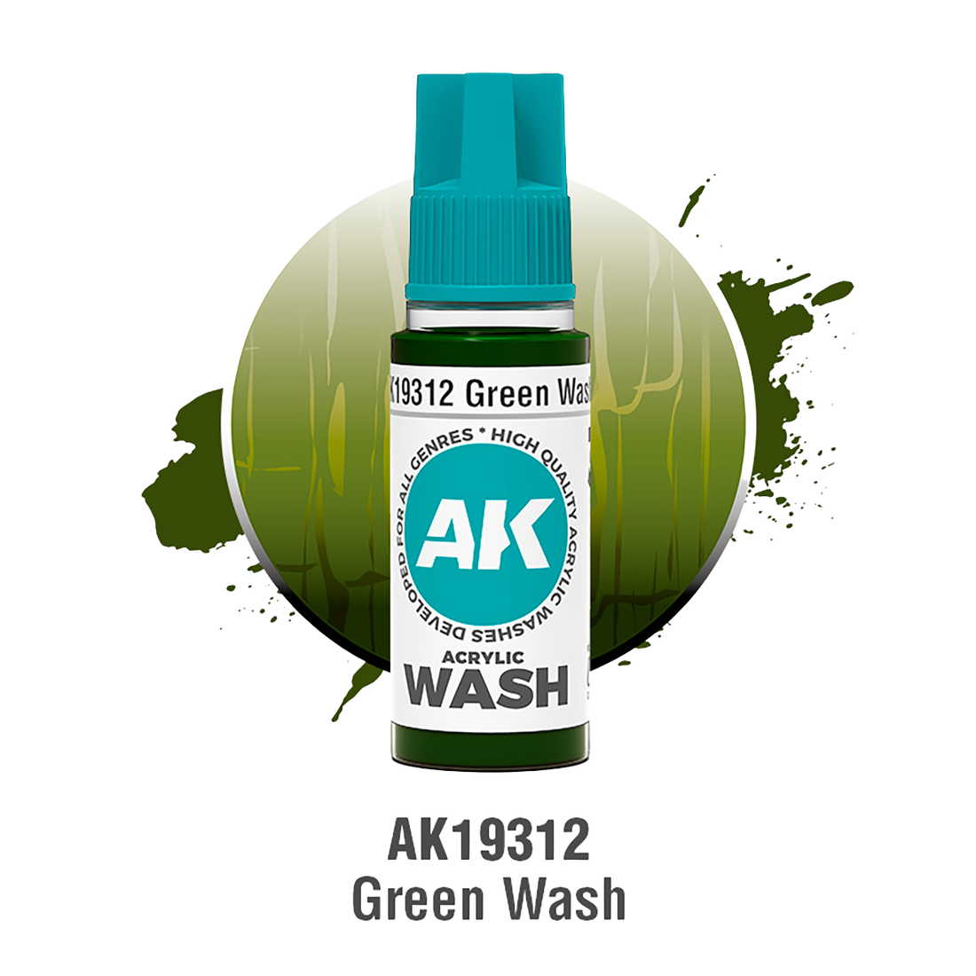 AK Interactive - GREEN – ACRYLIC WASH