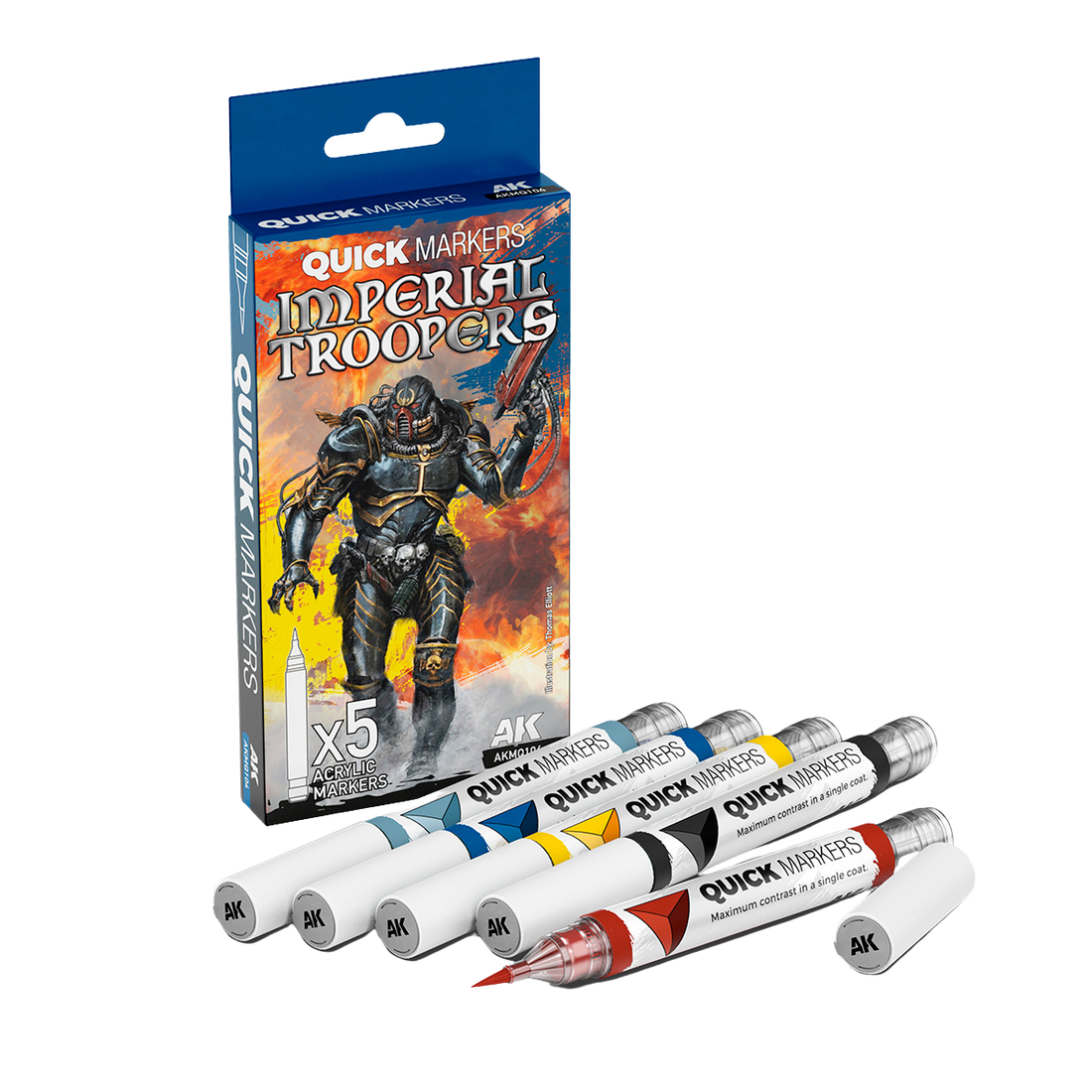 AK Interactive - QUICKMARKER SET - IMPERIAL TROOPERS