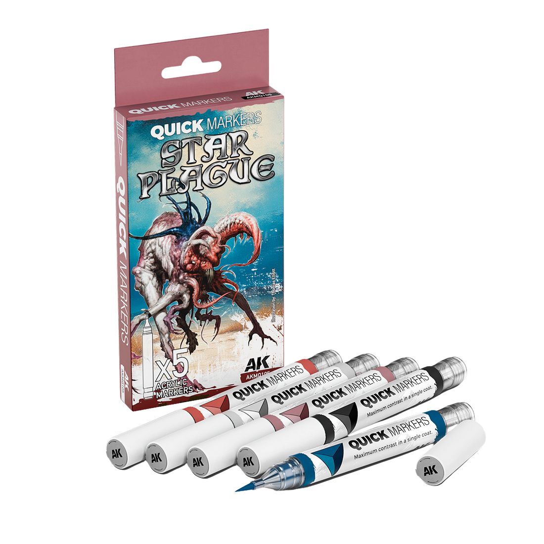 AK Interactive - QUICKMARKER SET - STAR PLAGUE