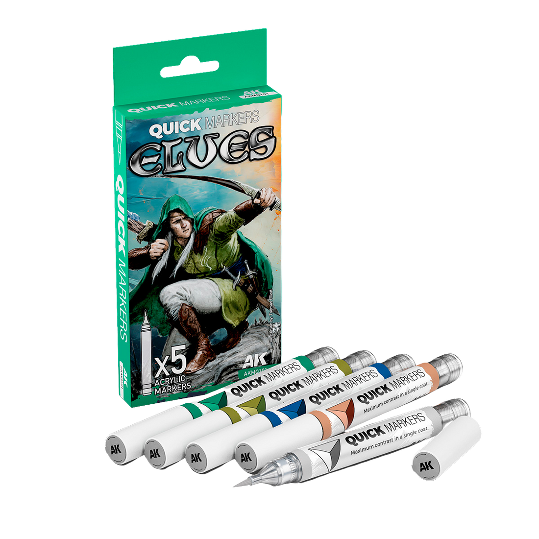 AK Interactive - QUICKMARKER SET - ELVES