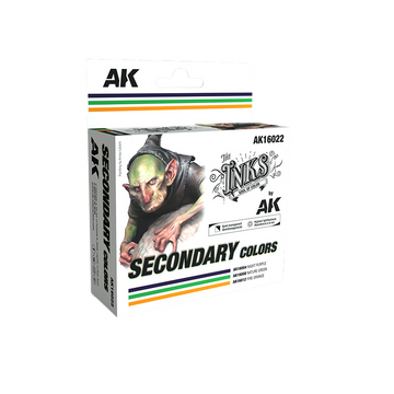 AK Interactive - SECONDARY COLORS SET - SET 3 Ref. (INKS)