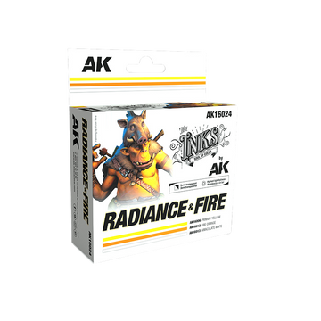 AK Interactive - RADIANCE & FIRE - SET 3 Ref. (INKS)