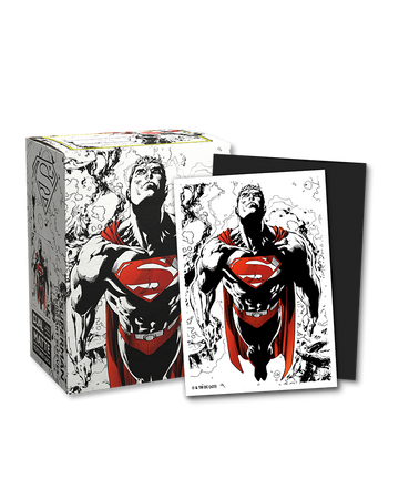 Dragon Shield Standard size License Sleeves - Superman Core (Red/White Variant) (100 Sleeves)