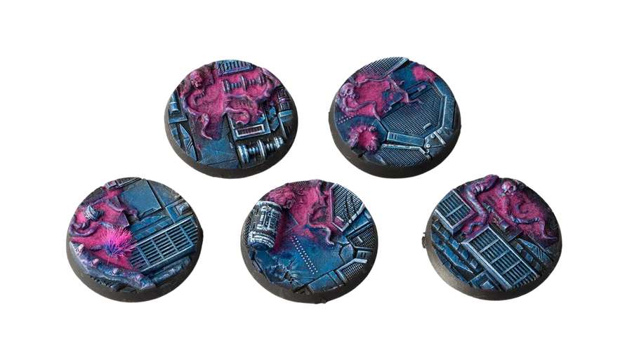 Gamers Grass - Alien Infestation Bases - Round 40mm (x5)